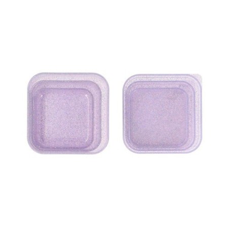 3 cajas de almuerzo Glitter lilac