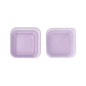 3 cajas de almuerzo Glitter lilac