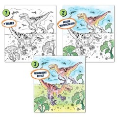Dino World libreta acuarelas