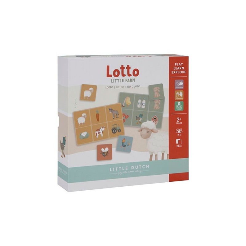 Juego de Lotería Little Farm | Lotto Educativo de Madera Little Dutch Juego de Lotería Little Farm | Lotto Educativo de Madera Little Dutch