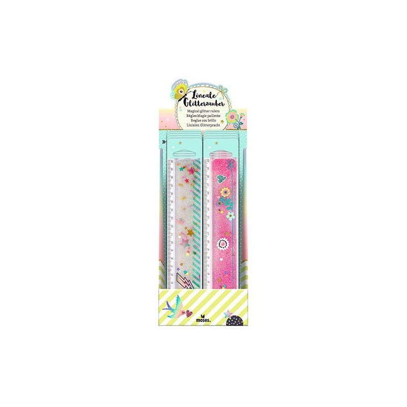 Regla 20 cm Purpurina