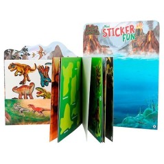 Dino world mini sticker fun