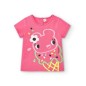 Camiseta punto rosa Creamy Ice