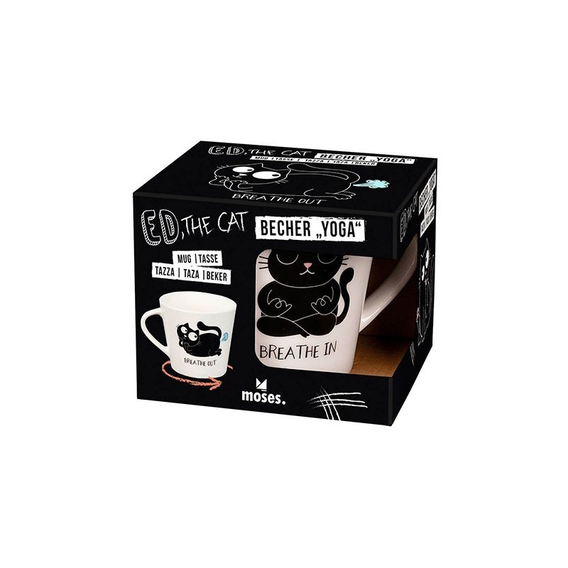 Taza de Yoga Ed The Cat