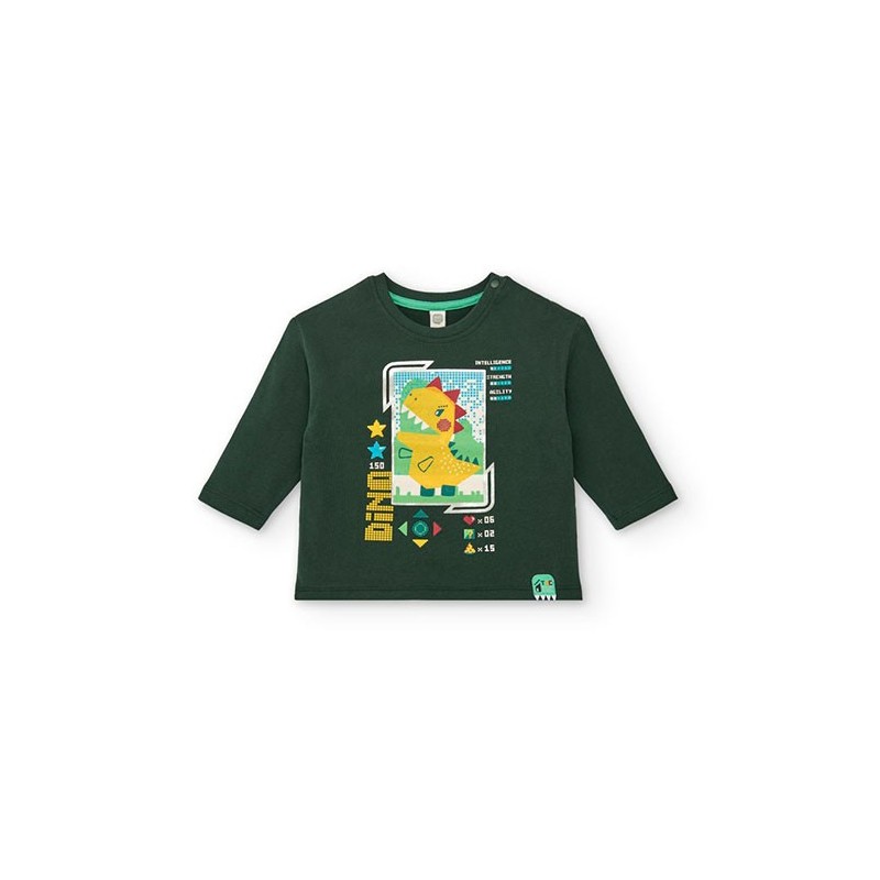 Camiseta punto verde Cyber Dino Tuc Tuc