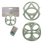 Pelota sensorial silicona verde Little Dutch