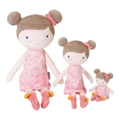 Rosa muñeca blandita Grande Nueva de Little Dutch.