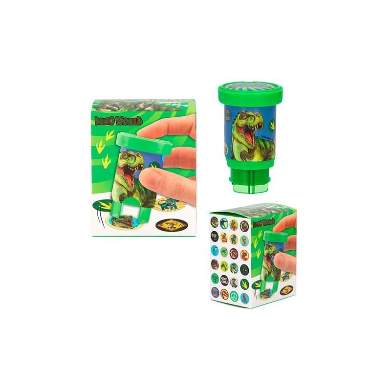 Dino World estampador de pegatinas