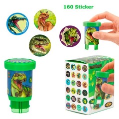 Dino World estampador de pegatinas