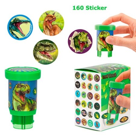 Dino World estampador de pegatinas