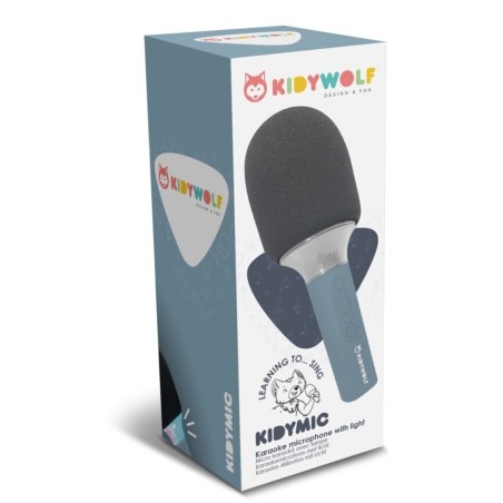 Micrófono Karaoke Infantil Kidymic Azul | La Comba Infantil