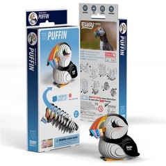 Eugy Puffin puzzle 3D