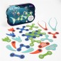 Ocean Creatures Pack 24 PCS Clixo