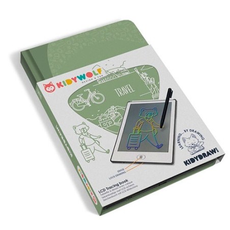 Kidydraw Mini Viajes Kidywolf | Tableta de Dibujo LCD | La Comba