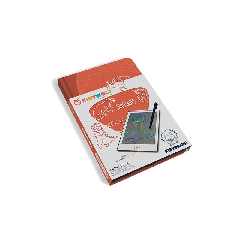 Kidydraw Mini Dinos Kidywolf - Tableta de Dibujo Jurásico Kidydraw Mini Dinos Kidywolf - Tableta de Dibujo Jurásico
