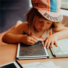 Kidydraw Mini Dinos Kidywolf | Pizarra LCD Dinosaurios | La Comba