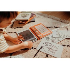 Kidydraw Mini Dinos Kidywolf | Pizarra LCD Dinosaurios | La Comba