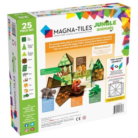 Magna-T Animales Jungla Set 25 piezas.