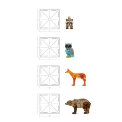 Magna-T Forest Animals set 25 piezas