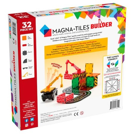 Magna-T Construcción Set 32 piezas.