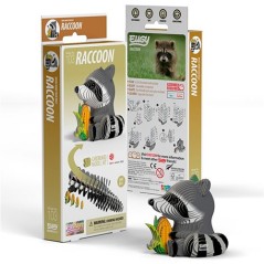 Eugy Raccoon puzzle 3 D