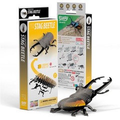 Eugy Stag Beetle puzzle 3D