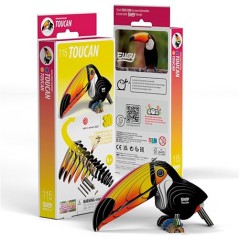 Eugy Toucan puzzle 3D