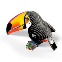 Eugy Toucan puzzle 3D