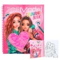 Libro para colorear Corazón lentejuelas Top Model