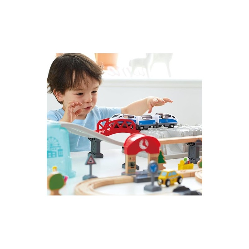 Circuito Canicas Set De Construcciu00f3n Ferrocarril De Hape En