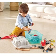 Juego Bloques de Construcción Tren de Ciudad de Hape