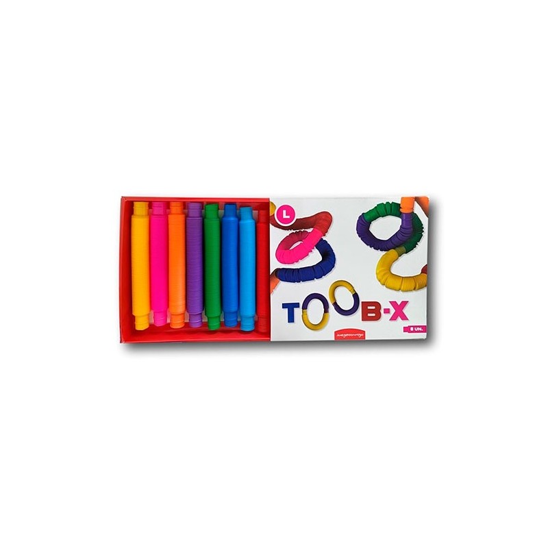 Tubos Sensoriales de Construcción TOOB-X Tamaño L | Pack 8 Unidades Tubos Sensoriales de Construcción TOOB-X Tamaño L | Pack 8 Unidades