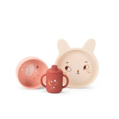 Set de Vajilla de Silicona Après la Pluie (ALP) - Moulin Roty