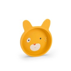 Set vajilla silicona bebé  Petits Lapins de Moulin Roty.