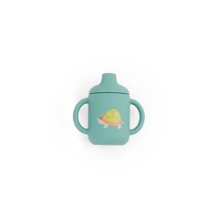 Set vajilla silicona bebé  Petits Lapins de Moulin Roty.