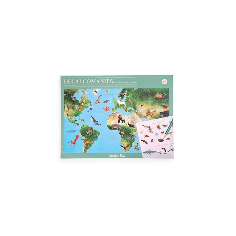 Mapamundi de calcomanías tout autour du monde Mapamundi de calcomanías tout autour du monde