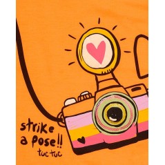 Camiseta cámara fotos corazón de Tuc Tuc