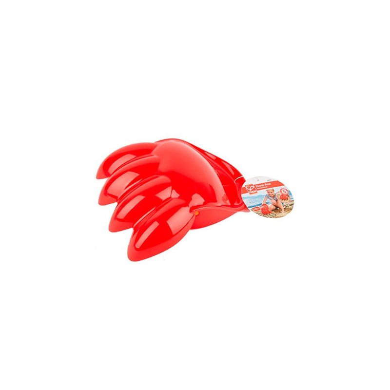 Rastrillo Gigante rojo en forma de Garra