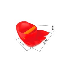 Rastrillo Gigante rojo en forma de Garra de Hape.
