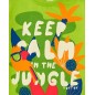 Camiseta verde Keep Calm in the Jungle