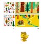Libro de Pegatinas Reutilizables "El Bosque Mágico" - Djeco
