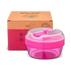 Caja Almuerzo con Tapa Refrigerante Nice Cup Purple