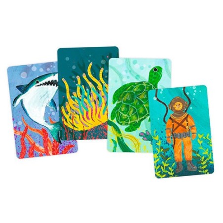 Juego de Cartas Bazarquatik de Djeco | Desafío de Agilidad Visual +6 años