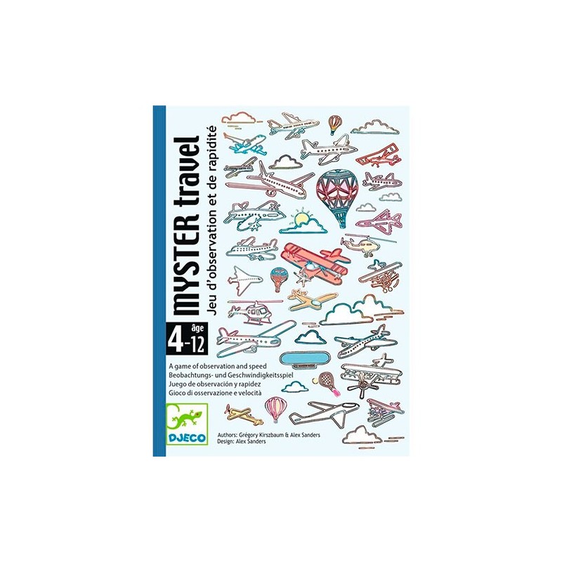 Juego de Cartas Myster Travel de Djeco | Observación y Rapidez(4-12 años) Juego de Cartas Myster Travel de Djeco | Observación y Rapidez(4-12 años)