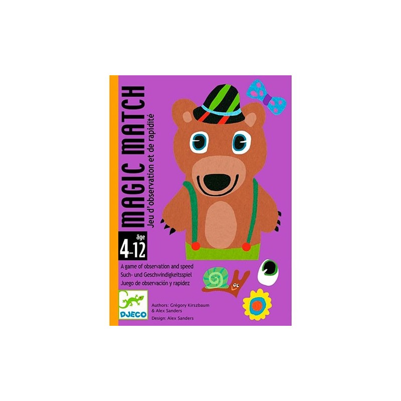 Cartas Magic Match 4-12 años.