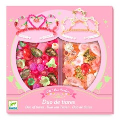 Perlas Tiaras Rosa de Djeco.