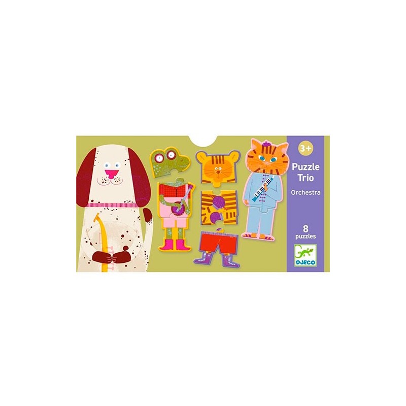 Educativos Puzzle Duo Trio Orchestra +3 años.