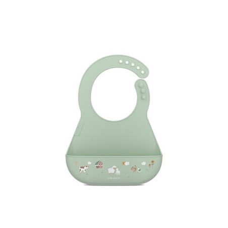 Babero silicona MIO Little Farm de Little Dutch.