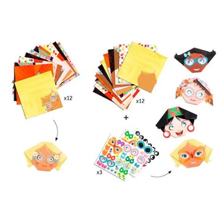 Papiroflexia Origami Caritas +4 años