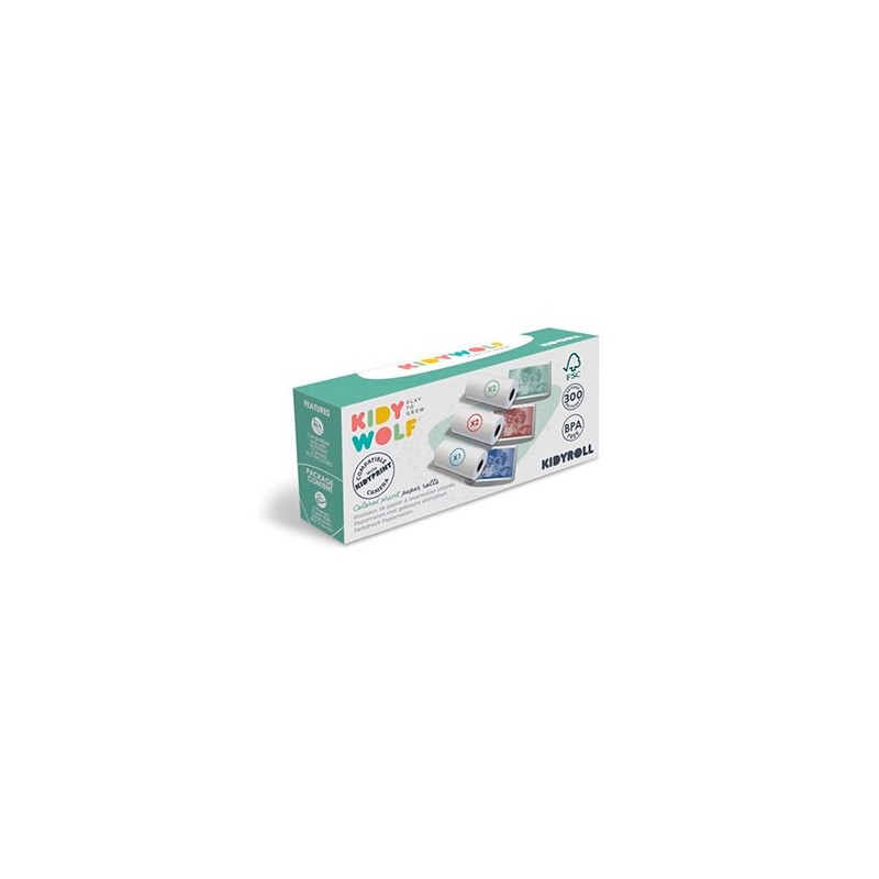 Papel -Térmico 3 colores(5 rollos)